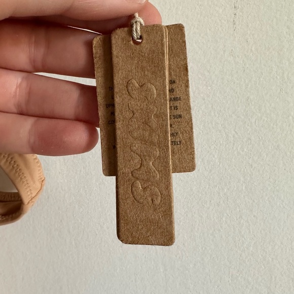 NWT SKIMS Ochre Tan Swim Tank Cut Out Monokini Size Small - Picture 8 of 8